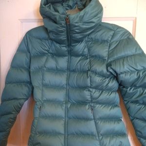 PATAGONIA down jacket,craterblue puffer, women M